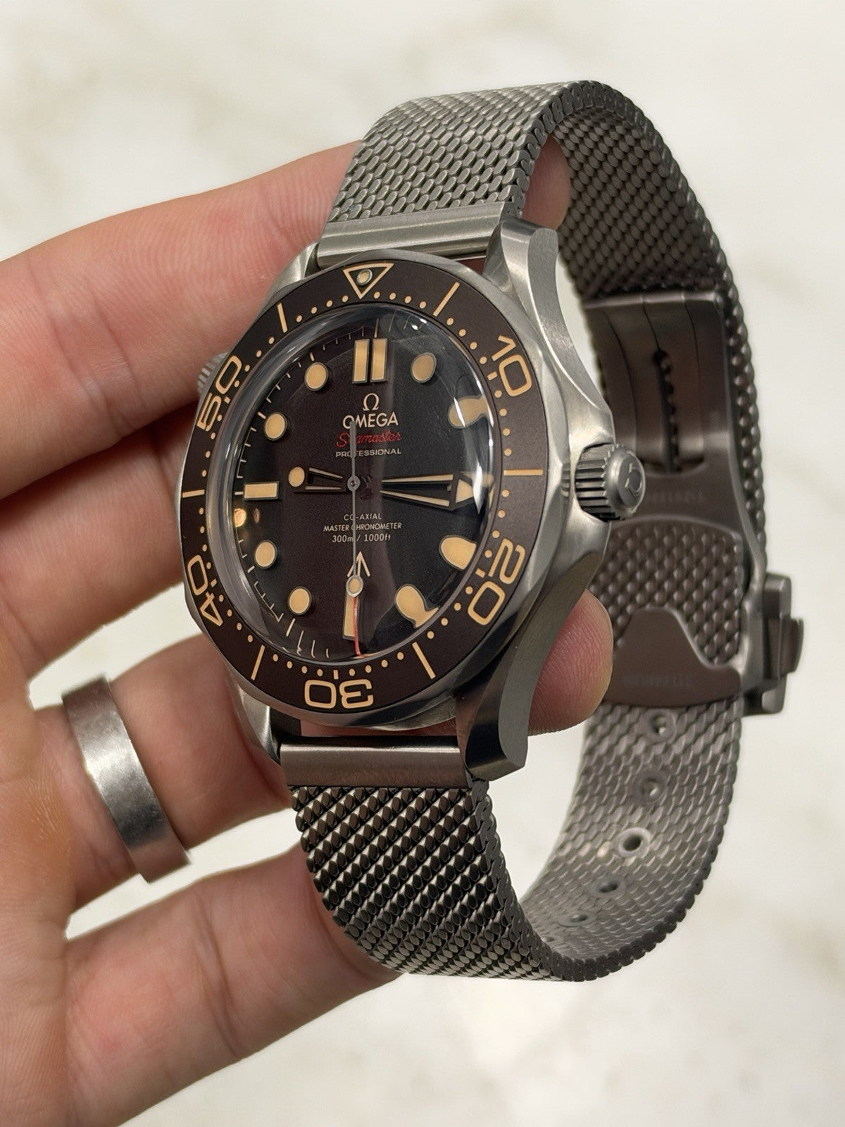 2023 Omega Seamaster NTTD James Bond No Time To Die Watch 210.90.42.20.01.001
