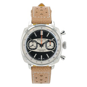 Breitling Top Time B01 Black Dial Stainless 38mm Automatic Mens Watch AB0177