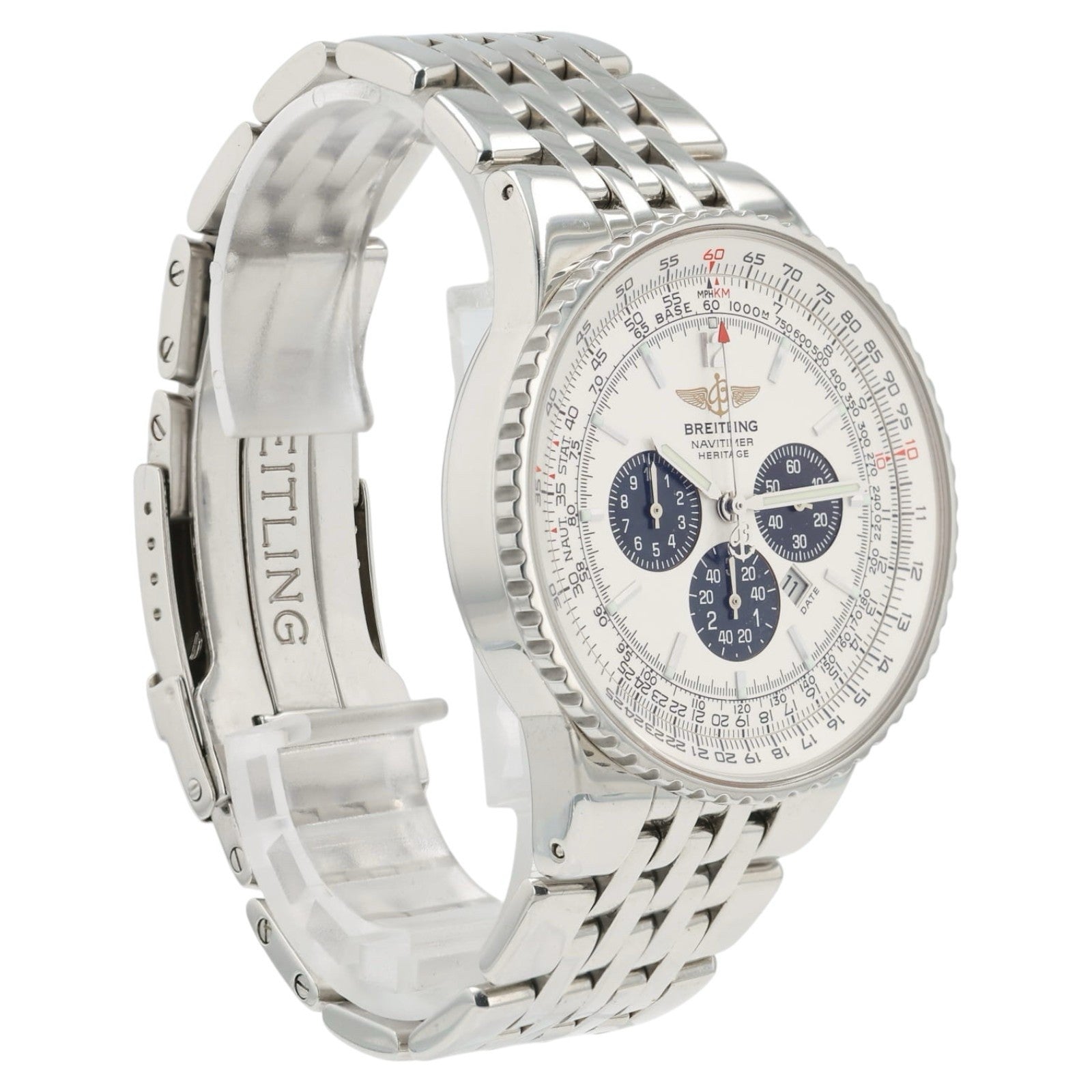 Breitling Navitimer Heritage White Dial Steel 43mm Automatic Men’s Watch A35350