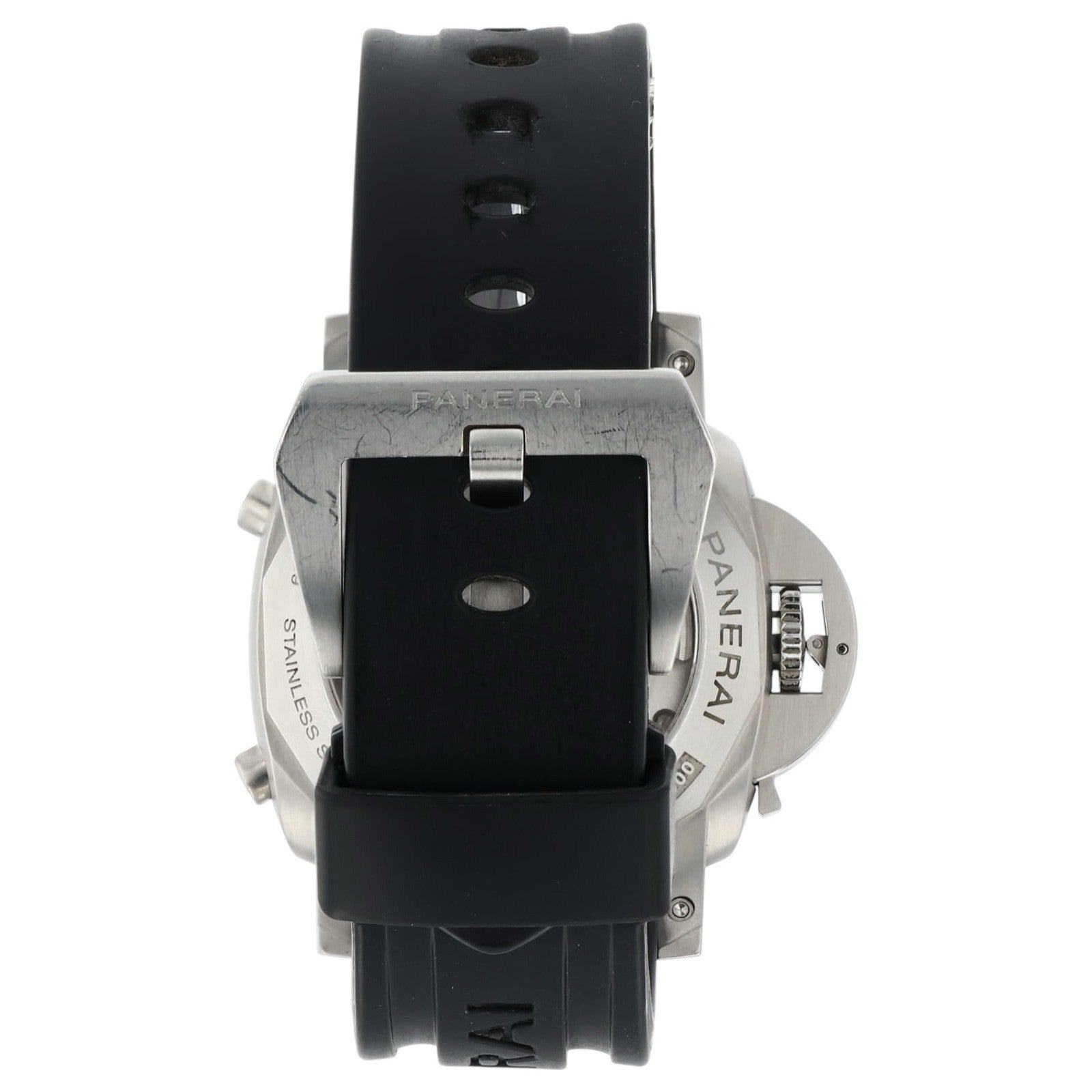 Panerai Luminor Flyback Black Dial Stainless 44mm Automatic Men’s Watch PAM00524