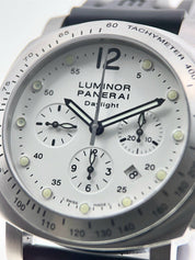 Panerai Luminor Chrono Stainless Steel White 44mm Automatic Men’s Watch PAM00251