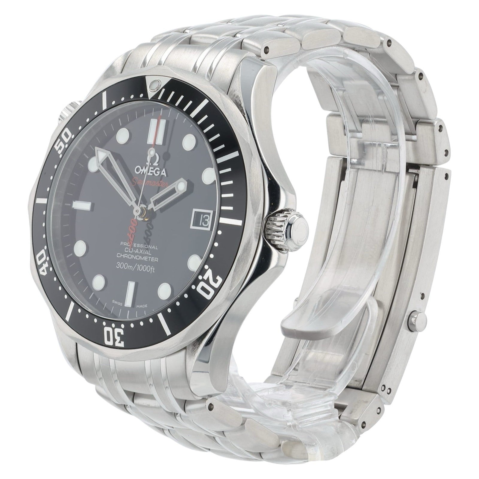 Omega Seamaster Diver Steel Black Dial 41mm Automatic Mens 212.30.41.20.01.001
