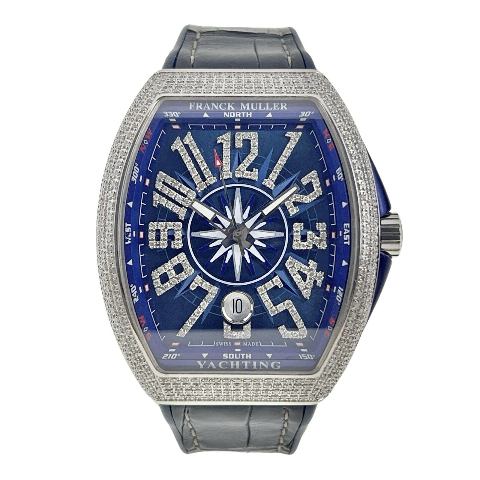 Franck Muller Vanguard Stainless Steel 41mm Automatic Men’s Watch V41 Yachting