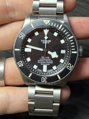 Tudor Pelagos Date Titanium Black Dial 42mm Auto Mens Watch 25600TN