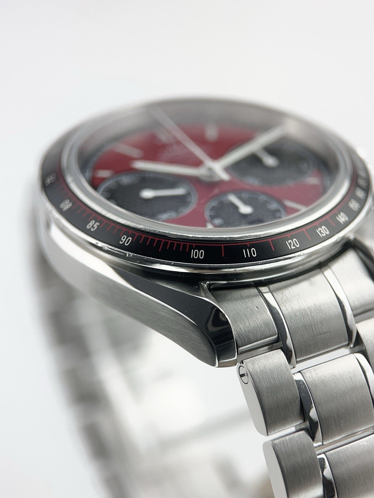 Omega Speedmaster Stainless Steel Red Dial 40mm Auto Mens 326.30.40.50.11.001