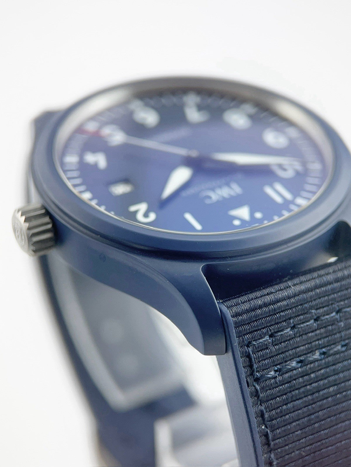 IWC Pilot Laureus Ceramic Blue Dial 41mm Automatic Limited Men's Watch IW328101