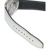Ming Mosaic Stainless Steel Black Dial 38mm Manual Wind Men’s Watch 37.07