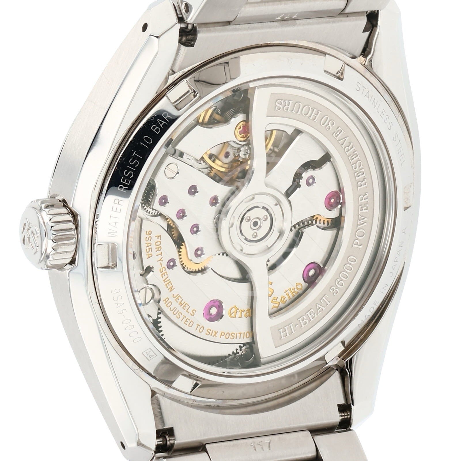Grand Seiko Heritage Stainless Steel Silver Dial 40mm Automatic Men’s SLGH005
