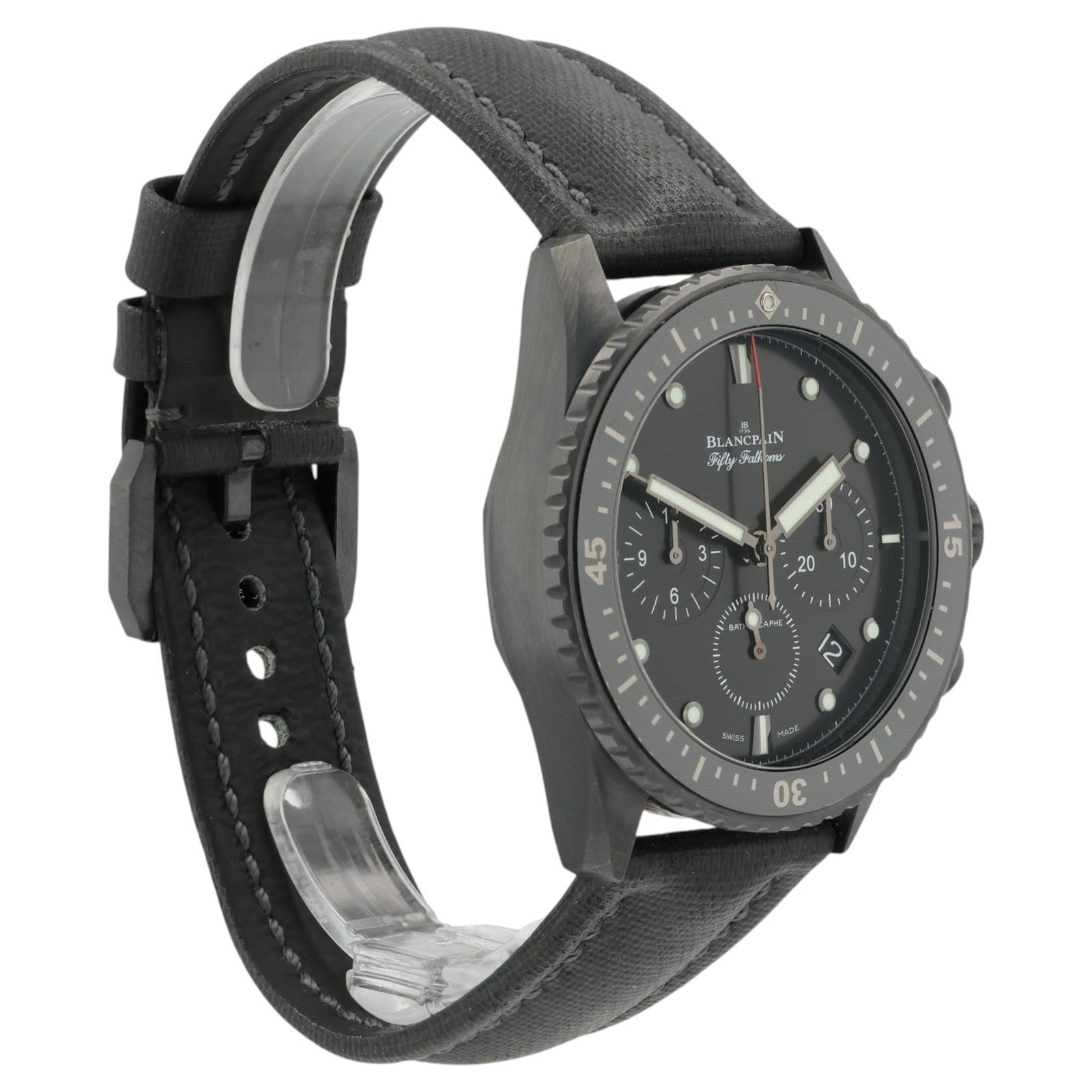 Blancpain Fifty Fathoms Black Dial Ceramic 43mm Automatic Men’s 5200-0130-B52A