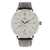 IWC Portofino Stainless Steel White Dial 45mm Manual Wind Men’s Watch IW510103