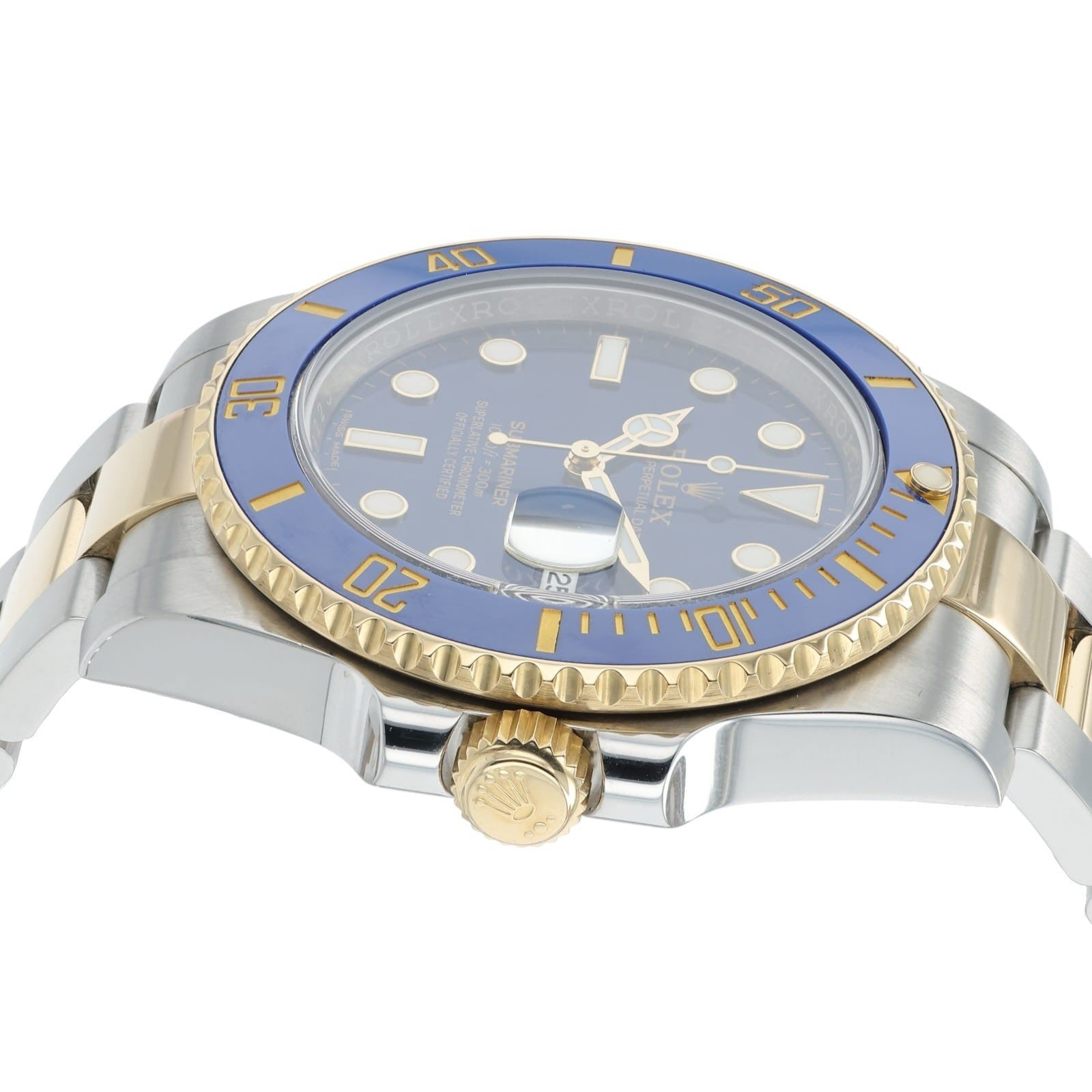 2025 CPO Rolex Submariner Steel & Gold Blue Dial 40mm Automatic Mens 116613LB