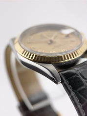 Tudor Prince Date Day Steel Champagne Dial 36mm Automatic Mens Watch 76213