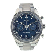 Omega Speedmaster Steel Blue Dial 40.5mm Manual Wind Watch 332.10.41.51.03.001