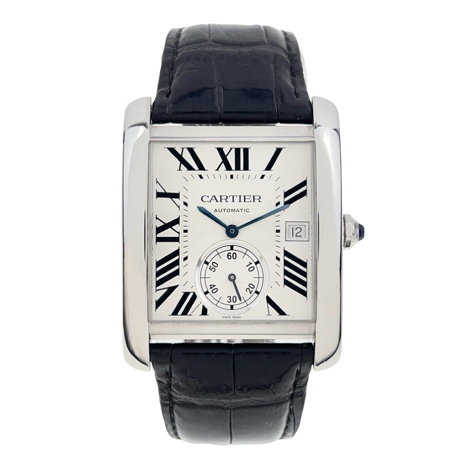 Cartier Tank MC Stainless Steel 34mm Roman Dial Automatic Men’s Watch 3589