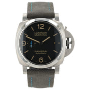 Panerai Luminor Marina 1950 Black Dial Steel 44mm Automatic Mens Watch PAM0132
