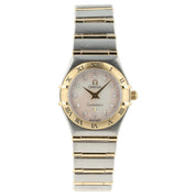 Omega Constellation MOP Dial Gold & Steel 22.5mm Quartz Women’s Watch 1262.75.00