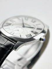 Cartier Drive De Cartier Men's Watch 3930 Automatic 40mm Silver Dial Wristwatch