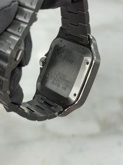 Cartier Santos Stainless Steel Silver Dial 39mm Automatic Men's Watch WSSA0018