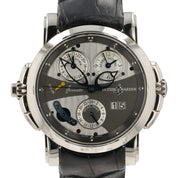 Ulysse Nardin Sonata Silver Dial 18k White Gold 42mm Automatic Mens Watch 670-88