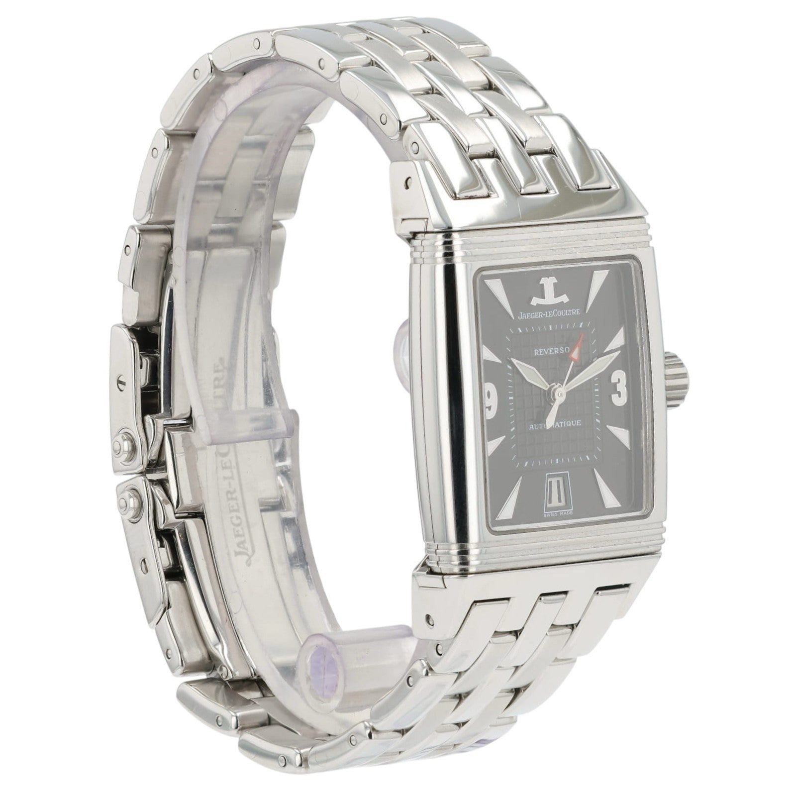 LeCoultre Reverso Gray Dial Stainless Steel 27mm Automatic Men’s Watch 290.8.60