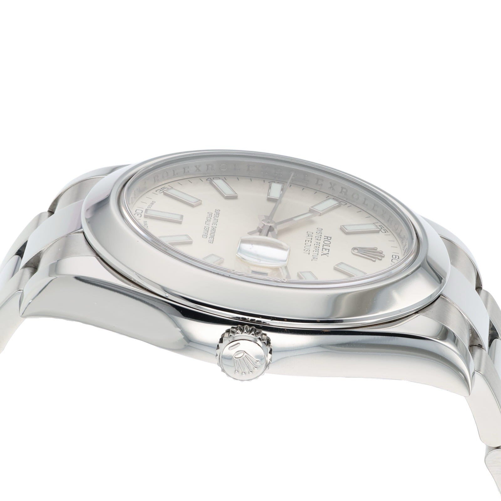 Rolex Datejust II Stainless Steel Silver Dial 41mm Automatic Mens Watch 116300