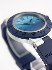 Bvlgari Aluminum Capri Aluminum Blue Dial 40mm Automatic Movement Mens 103815