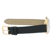 Cartier Stepped Ellipse 18k Yellow Gold 28mm White Dial Manual Wind Watch 7809