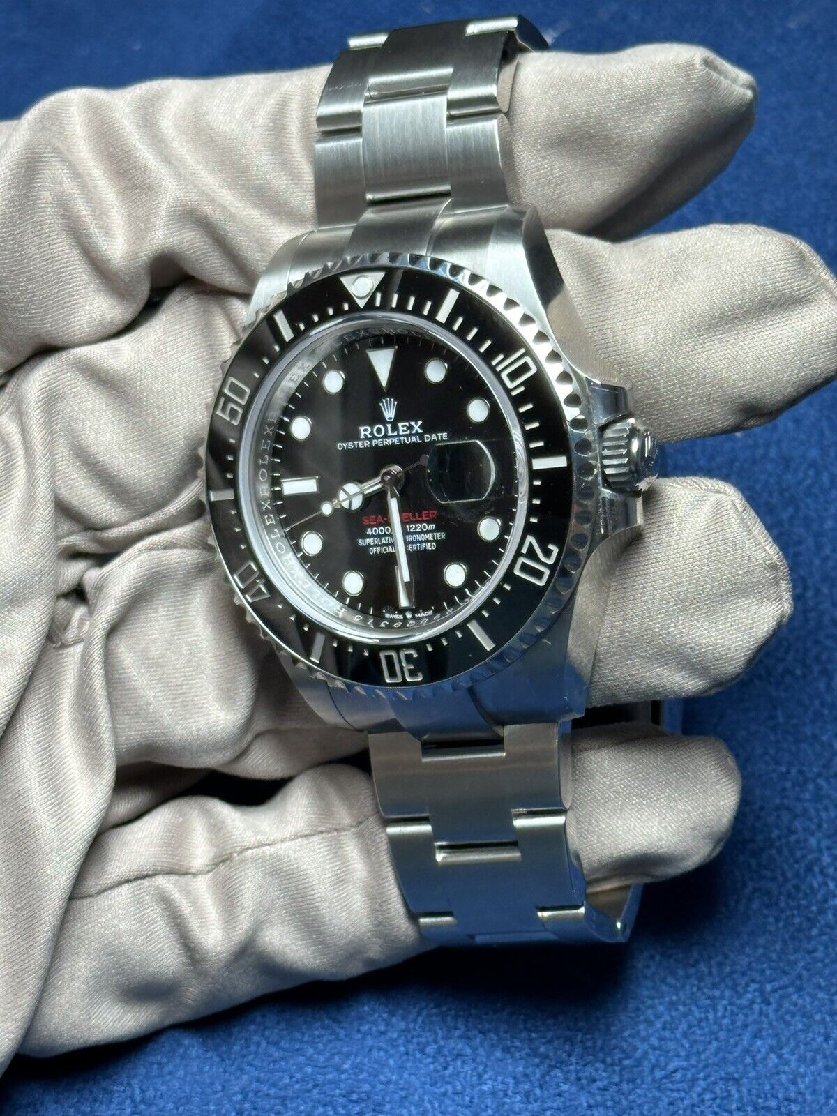 8/2023 Rolex Sea Dweller Red Letter 126600 Black Dial 43mm Automatic - B&P