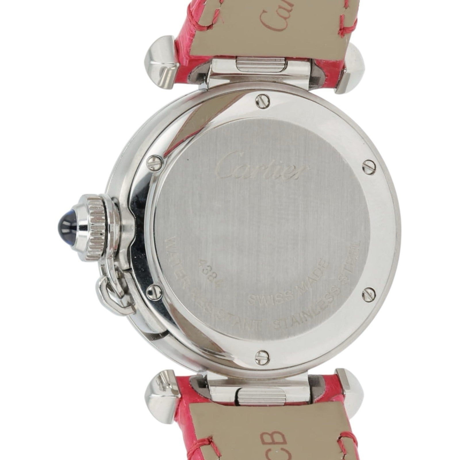 2026 SERVICE Cartier Pasha Silver Dial Steel 27mm Quartz Women’s WSPA001
