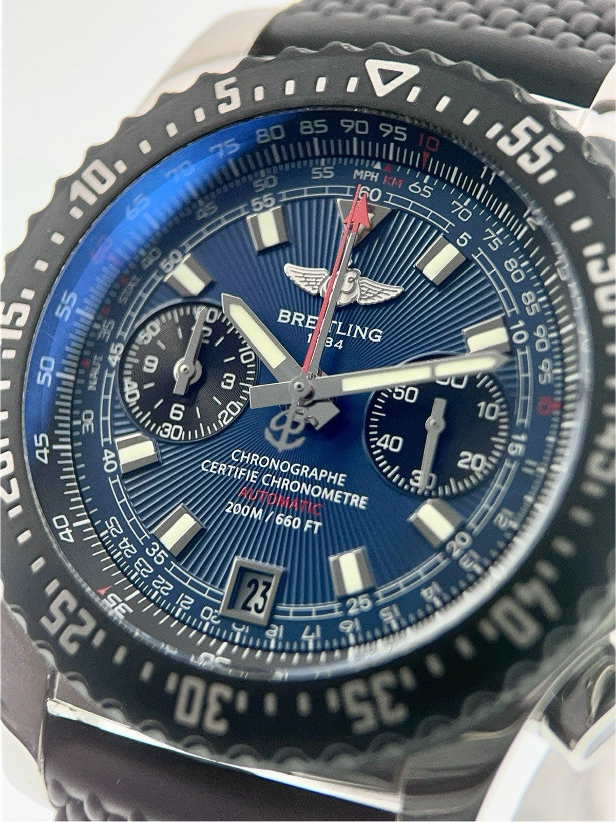 Breitling Skyracer Stainless Steel Blue Dial 43mm Automatic Men’s Watch A27364