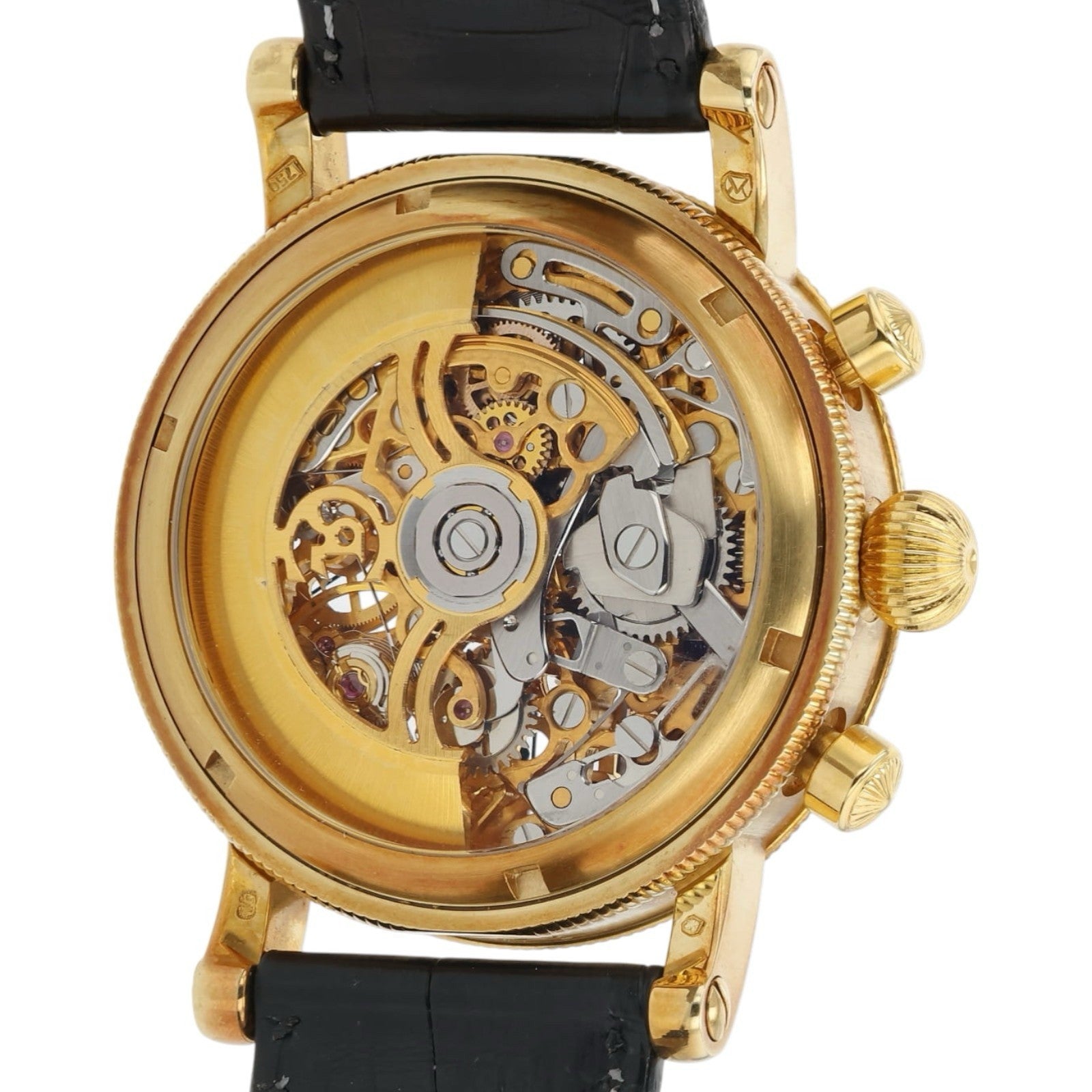 Chronoswiss Opus Silver Dial 18k Yellow Gold 38mm Automatic Men’s Watch CH7521