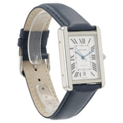 Cartier Tank XL Silver Dial Stainless Steel 31mm Automatic Men's Watch W5200027