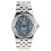 Breitling Starliner Blue MOP Dial Diamond Steel 30mm Quartz Women’s A71340