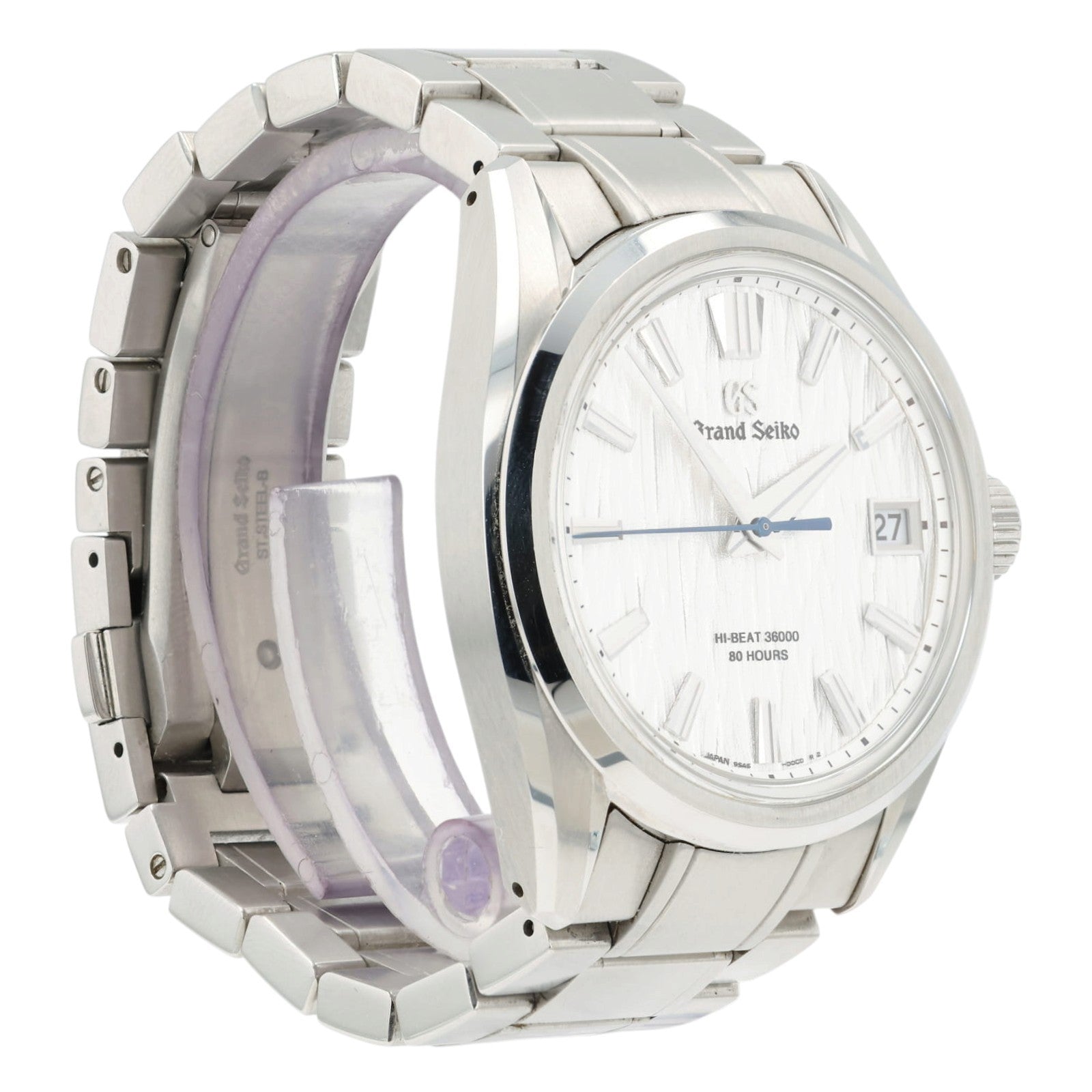 Grand Seiko Hi-Beat Evolution 9 Collection Silver Dial Steel 40mm Mens SLGH005