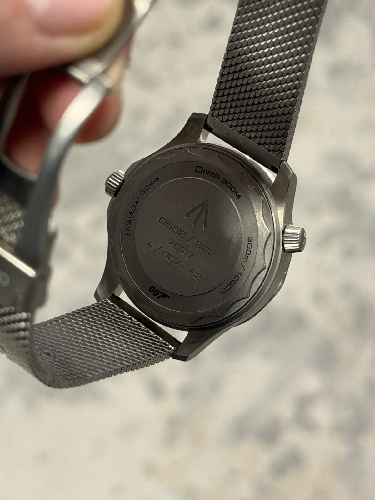 2022 Omega Seamaster James Bond No Time To Die Men's Watch 210.90.42.20.01.001