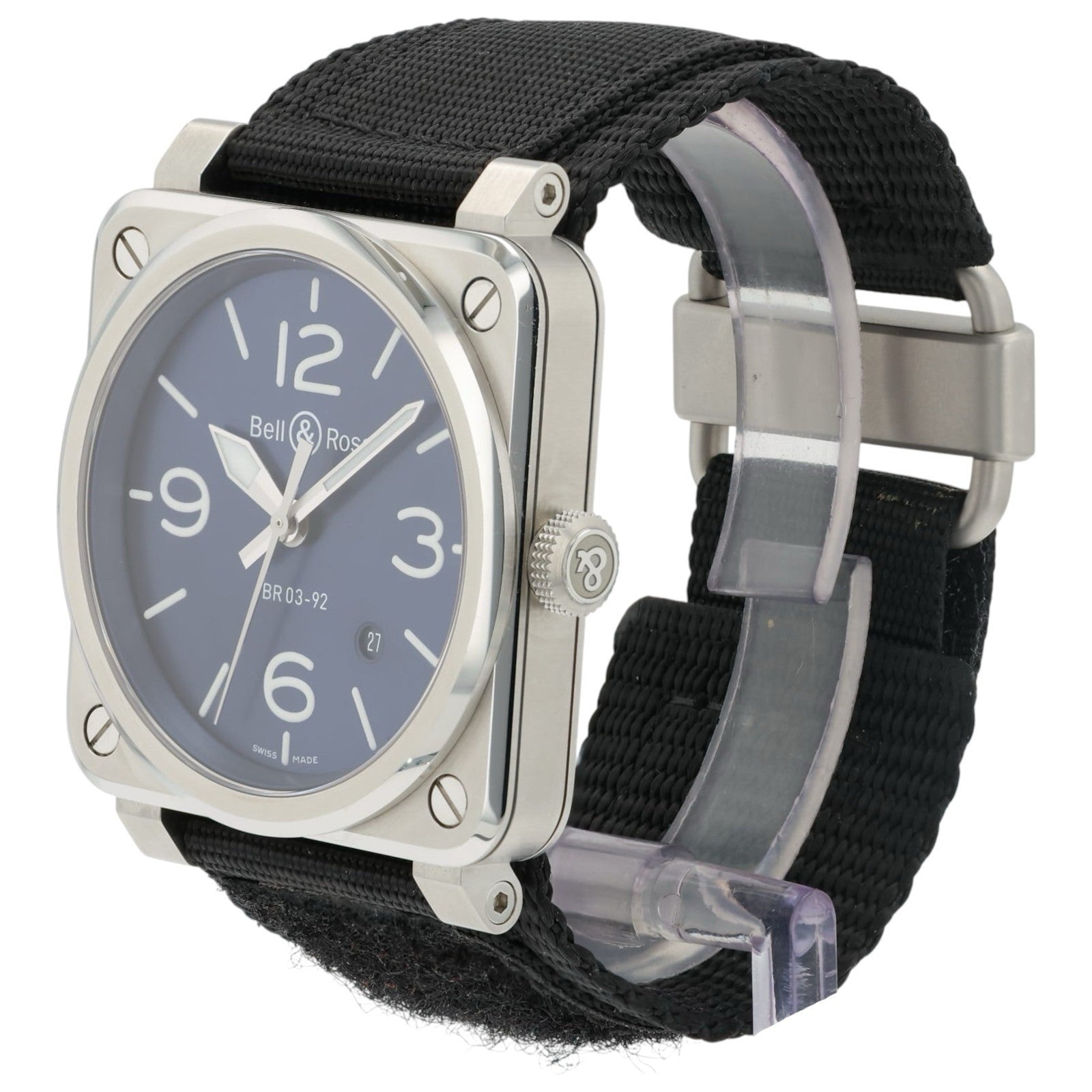 Bell & Ross Blue Dial Stainless Steel 42mm Automatic Movement Men’s BF03-92