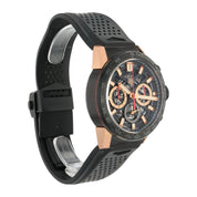 Tag Heuer Steel & Gold PVD Skeleton Dial 43mm Automatic Mens Watch CBG2052