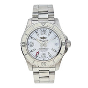 Breitling Superocean Steel White 36mm Automatic Men’s Watch A17316 - Box/Papers