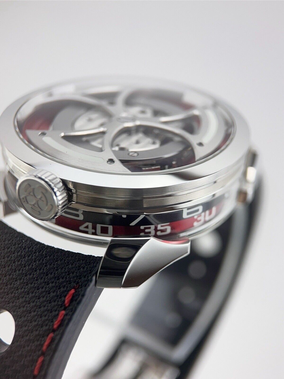 MB&F M.A.D. Editions MAD 1 Red Limited Edition Automatic Watch 42mm Box & Papers