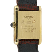 Must De Cartier Tank Multi Color Trinity Dial Vermeil Case 20.5mm x 28mm Manual