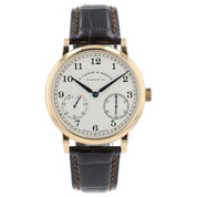 A. Lange & Sohne Silver Dial 18k Rose Gold 39mm Manual Wind Men’s Watch 234.032