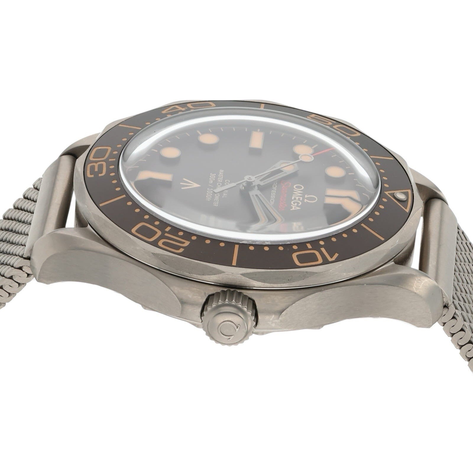 Omega Seamaster Diver 007 Titanium Brown Dial 42mm Automatic 210.90.42.20.01.001
