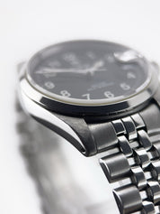 Tudor Prince Date Stainless Steel Black Dial 32mm Automatic Unisex Watch 72000