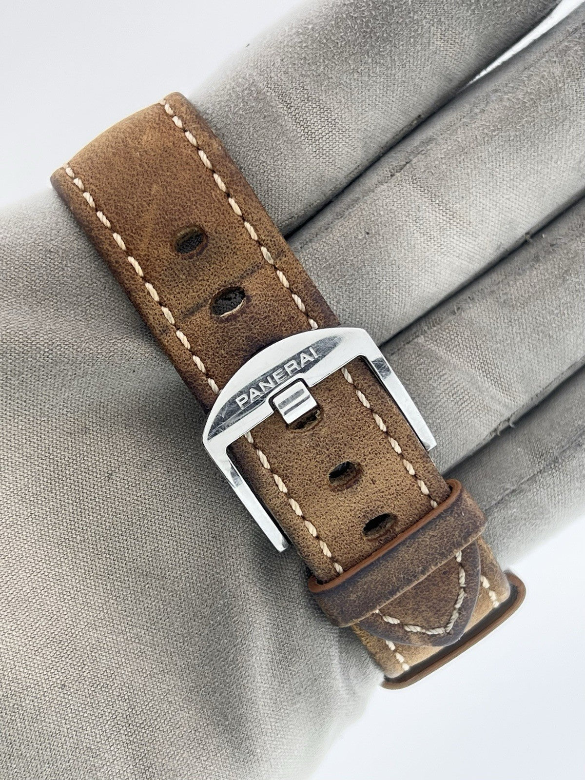 Panerai Luminor Due Stainless Steel Grey Dial 38mm Automatic Mens Watch PAM00755