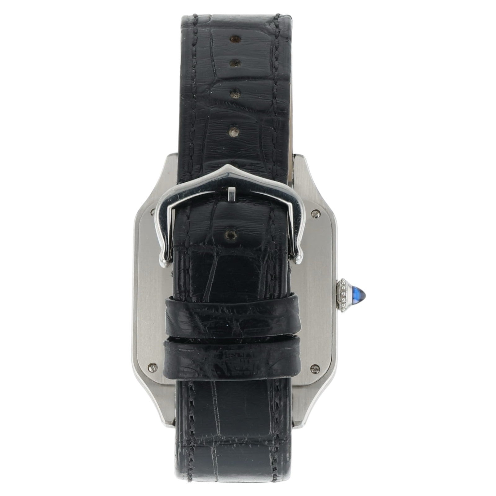 Cartier Santos Dumont Silver Dial Steel and Gold 31mm Quartz Watch W2SA0011