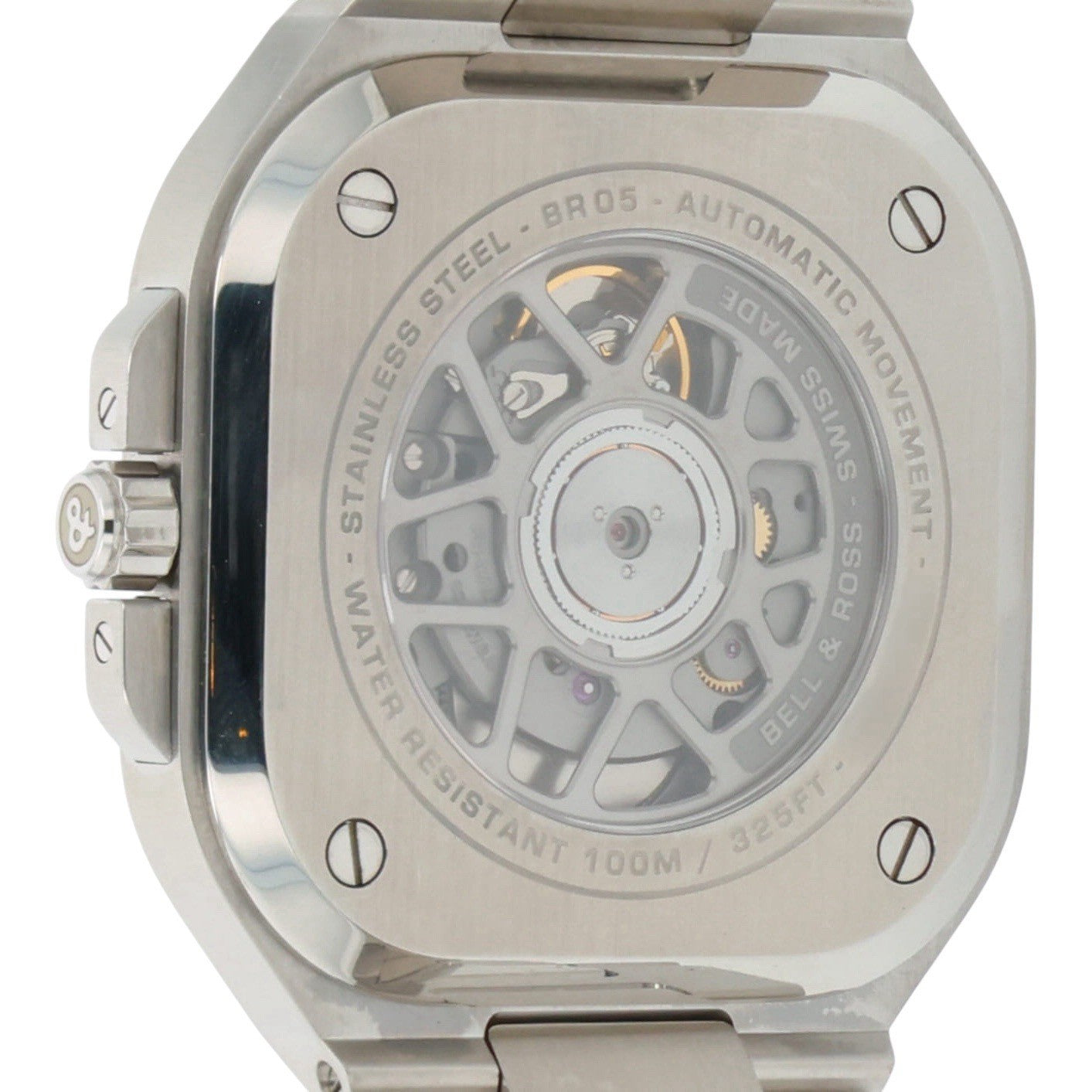 Bell & Ross BR05 Stainless Steel White Dial 41mm Automatic Men’s Watch BR05GMT