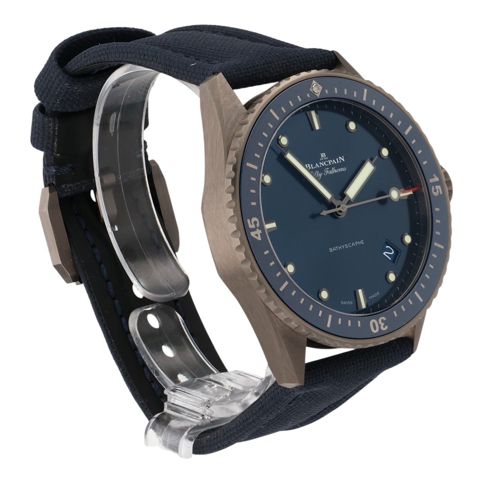 Blancpain Fifty Fathoms Ceramic Blue Dial 43.6mm Automatic Men’s 5000-0240-052A