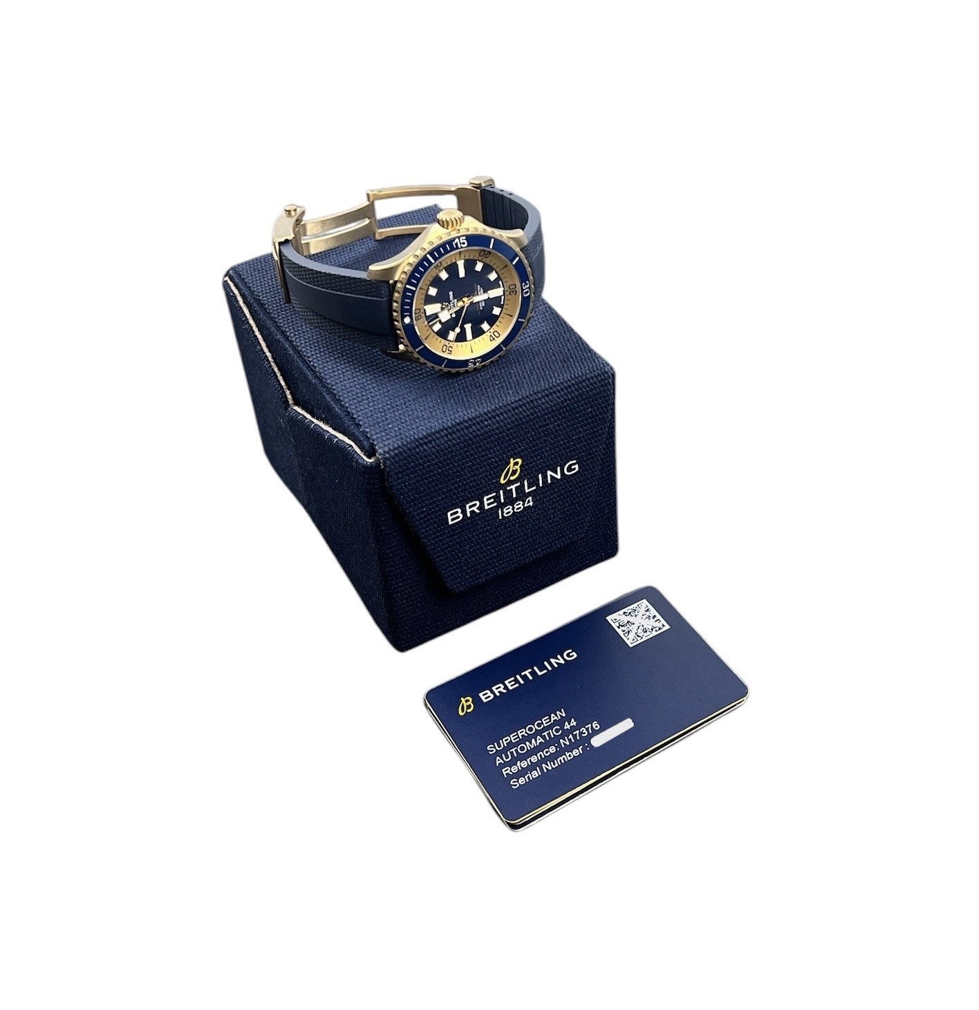 Breitling Bronze SuperOcean Blue Dial 44mm Automatic Men’s Watch N17376
