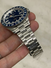 NEW 2026 Shinola Monster GMT Automatic 40mm Blue Dial Steel Watch S0120247286