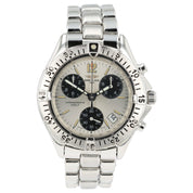 Breitling Colt Chronograph Silver Dial Stainless Steel 38mm Quartz Mens A53035